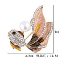 Goldfish Brooches For Women Enamel Animal Brooch Pin Fashion Jewelry Summer N7C2