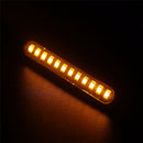 4Pcs Car Motorcycle Flowing Water Tail Brake Lights 12 Led Turn Signals Str