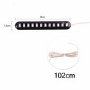 4Pcs Car Motorcycle Flowing Water Tail Brake Lights 12 Led Turn Signals Str