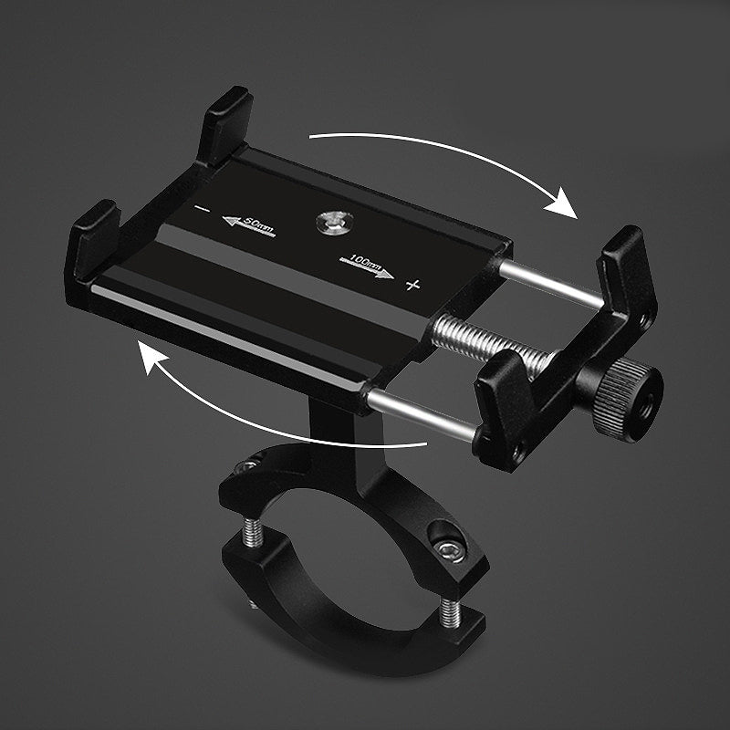 Aluminum Bicycle Phone Holder For 3.5-6.2 Inch Smartphone Adjustable Suppor R7G5