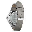 SINOBI 9815 Fashion Leather Strap Men Creative Dial Week Display 24Hour Quartz Watch