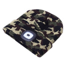 Unisex Autumn Winter Led Lighted Cap Warm Beanies Outdoor Fishing Running B
