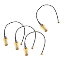 4 Pieces SMA Female to UFL RF Coaxial Cable Pigtail Adapter Connector for Mini