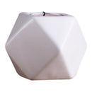 Hexagon White Ceramic Tealight Candle Holders Tabletop Decorative CandlesticL9I8