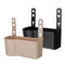 SHUNWEI Soft PP Car Seat Back Storage Box Hanging Organizer Phone Drink Holder Blcak/ Beige