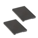 2Pcs M.2 NGFF (SATA) B-Key SSD to 2.5" SATA Adapter Card with Case Enclosure