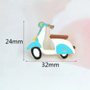 5X(Cartoon Motorcycle Locomotive Brooch Pin Enamel Icon Pin Button Jacket  V5F1)