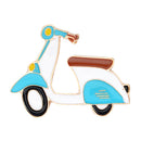 5X(Cartoon Motorcycle Locomotive Brooch Pin Enamel Icon Pin Button Jacket  V5F1)
