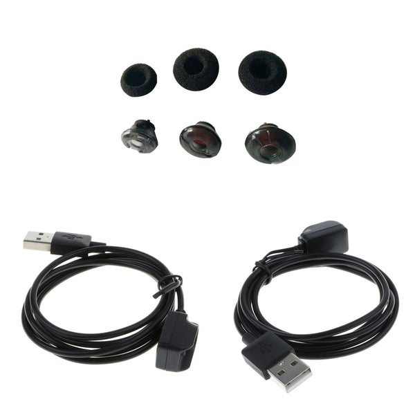 Gel Earbuds + Charging Cable for Voyager  Bluetooth Headset
