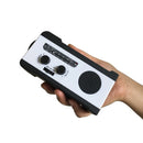 Protable Am/Fm Radio Hand Crank Generator Solar Power Radio With Flashlight