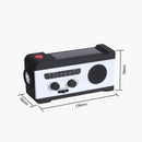 Protable Am/Fm Radio Hand Crank Generator Solar Power Radio With Flashlight