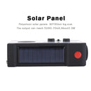 Protable Am/Fm Radio Hand Crank Generator Solar Power Radio With Flashlight