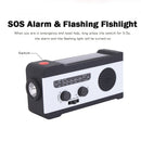 Protable Am/Fm Radio Hand Crank Generator Solar Power Radio With Flashlight