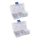 200Pcs Steel R Clips Hitch Cotter Hair Pin Kit for Tractor Car Trailer Lock