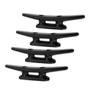 4PCS High Quality Nylon Boat Dock Deck Marine Line Rope Yacht Cleat 8" Black
