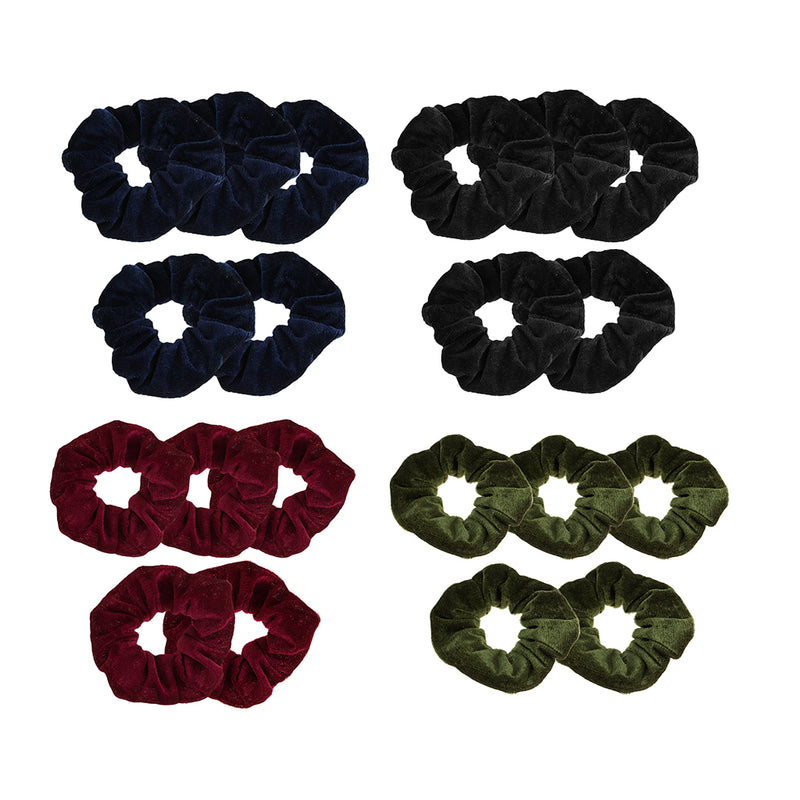 20 Pieces Women Velvet Hairbands Ponytail Holder Hair Accessories