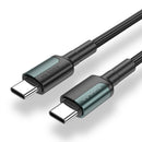 KUULAA 3A 60W Type C to Type C PD QC3.0 Fast Charging Data Cable For Xiaomi MI8 MI9 Oneplus 7 Pro Pocophone F1 Note 10 5G+