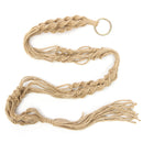 110cm Double Layer Hemp Jute Rope Plant Flower Pot Hanger Holder Macrame Hanging Basket