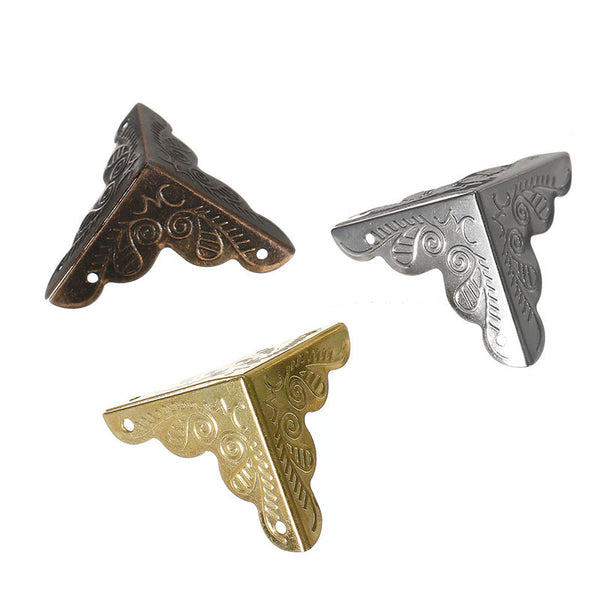 30Pcs Elegant Decorative Corner Protectors Brackets Edge Cover Rattan Pattern 3 Colors