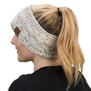 Khaki Spring Winter Ear Warmer Headband For Women Knitted Crochet Twist Hai D5J4