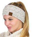 Khaki Spring Winter Ear Warmer Headband For Women Knitted Crochet Twist Hai D5J4