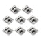 Set of 8 Marine Yacht Caravan Deck Hatch Flush Ring Pull for Boat Marine RC