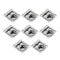 Set of 8 Marine Yacht Caravan Deck Hatch Flush Ring Pull for Boat Marine RC