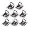Set of 8 Marine Yacht Caravan Deck Hatch Flush Ring Pull for Boat Marine RC