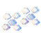 24Pcs Classic Pure Cotton Handkerchiefs Unisex Square Wedding Party