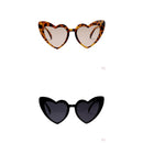 4 Pieces Fashion Heart Frame Sunglasses Retro Style Luxury Design Party Glasses