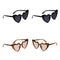 4 Pieces Fashion Heart Frame Sunglasses Retro Style Luxury Design Party Glasses