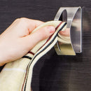 Point Strong Self-Adhesive Towel Rack Stainless Steel Semi-Circular Wall To U4K7