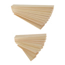 20x Natural Smooth Blank Wood Slices Rectangle Plaque For Modelling Material