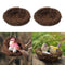 2pcs Handcrafted Rattan Bird Nest Birdhouse