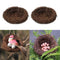 2pcs Handcrafted Rattan Bird Nest Birdhouse