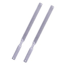 2x Double-sided Buffer Stainless Steel Nail File For