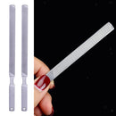 2x Double-sided Buffer Stainless Steel Nail File For