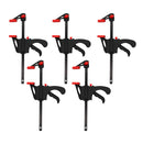 5pcs Black 4'' Heavy Duty Wood Bar