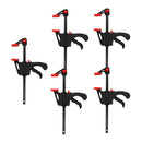 5pcs Black 4'' Heavy Duty Wood Bar