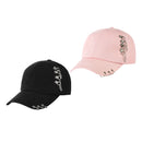 2 Pcs Hip Hop Baseball Cap Outdoor Metal Ring Snapback Casual Trucker Hats