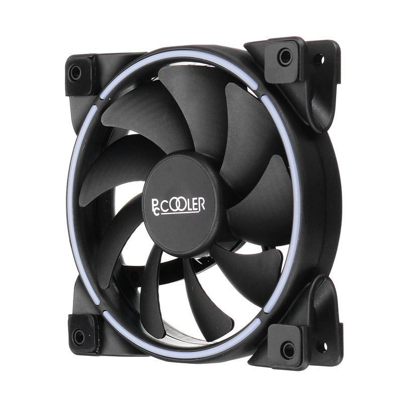 PCCOOLER DC 12V RGB Adjustable LED Light PWM CPU Cooling Fan Cooler Heatsink