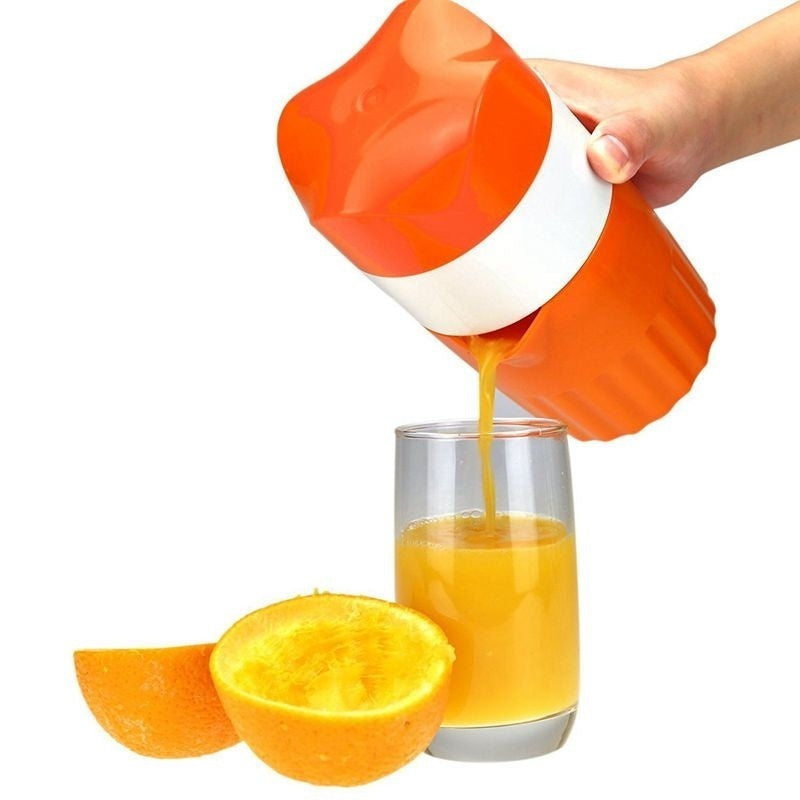 400ML/13.5Oz Home Portable Mini Handheld Orange Juicer Tool Handmade Juice Cups Vegetable Drinks Manual Juice Machine