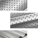 Food Grade Carbon Steel 2 Groove Wave French Bread Baking Tray For Baguette