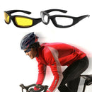 Flexible Motorcycle Goggles Clear Lens Rubber Padding UV Protection Dustproof