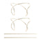 2x Women Hairpin Stick Pin Hair Slide Clip Bun Holder Hair Accessories