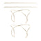 2x Women Hairpin Stick Pin Hair Slide Clip Bun Holder Hair Accessories