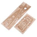 Wooden Deck for Tamiya 78013 1/350 German WWII Battleship Bismarck Model Replacement Accessories