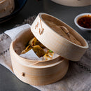 One Cage and One Cover Cooking Bamboo Steamer Fish Rice Vegetable Snack Bas
