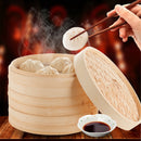 One Cage and One Cover Cooking Bamboo Steamer Fish Rice Vegetable Snack Bas