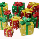 Christmas Gift Box DIY Jewelry Boxes Storage Case Holder Bow Present Gift